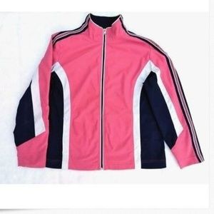 SJB Active Athletic Wear Zip Up Windbreaker Jacket